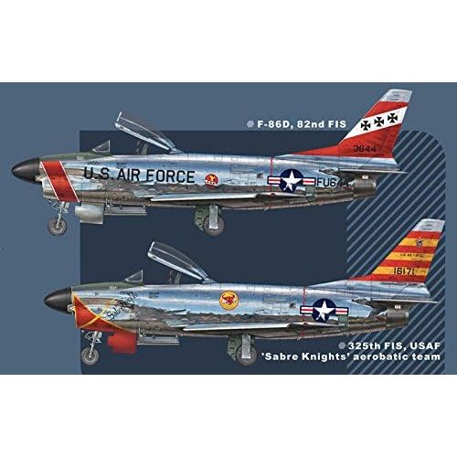  KTH32007 1:32 Kitty Hawk F-86D Sabre Dog [MODEL BUILDING KIT]