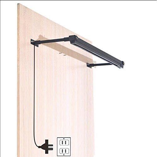  Kiven Plug in Black Linear Track Lighting Section, Black