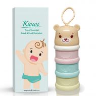 [아마존베스트]Kivwi Formula Dispenser, Stackable, On-The-Go, BPA Free, Baby, Infant, Kids Milk Powder Dispenser & Snack...