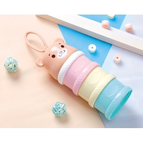  [아마존베스트]Kivwi Formula Dispenser, Stackable, On-The-Go, BPA Free, Baby, Infant, Kids Milk Powder Dispenser & Snack...