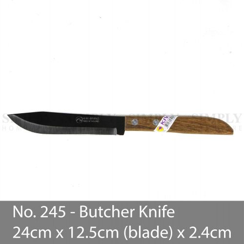  Thailand Kochmesser mit Holzgriff 28 cm Kiwi [Nr. 171]