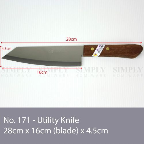  Kiwi [ #503 ] KIWI Thailand Obstmesser mit Holzgriff 19cm / Messer