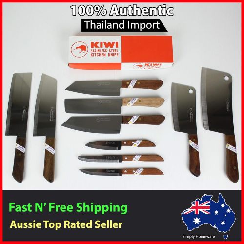  Kiwi [ #503 ] KIWI Thailand Obstmesser mit Holzgriff 19cm / Messer