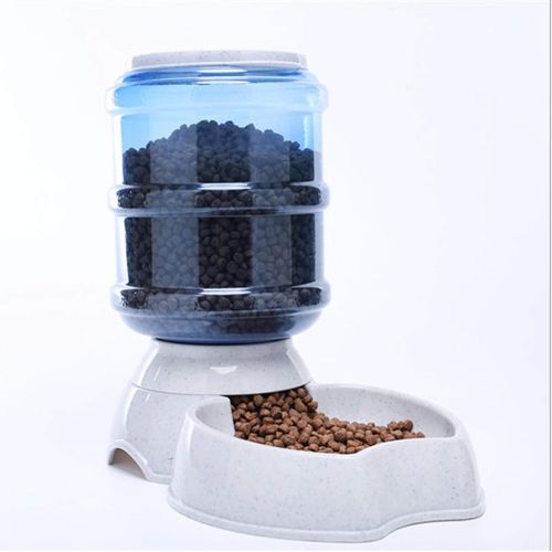  Kiwi-dd kiwi-dd 3.8L Pet Automatic Feeder Dog Cat Drinking Bowl Large Capacity Dispenser