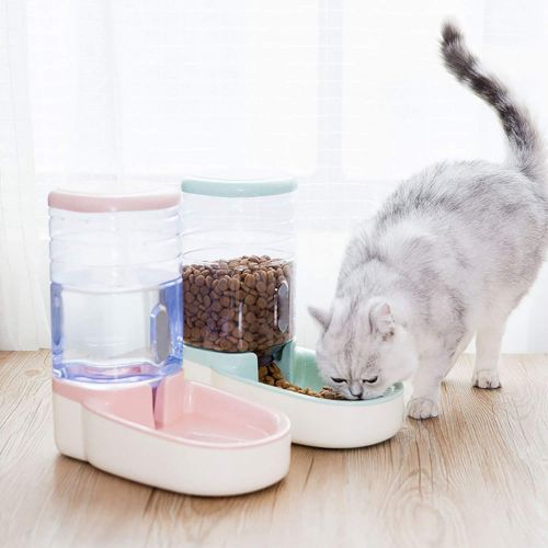  Kiwi-dd kiwi-dd 3.8L Automatic Pet Feeder Bowl for Cats Drinking Bowls Dogs Food Container Fountain