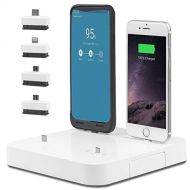 KiwiBox Kiwi Box K4 - Charge up to 6 Devices at The Same time with This Universal Smart Charging Station for Smartphones, Tablets, smartwatches and headsets