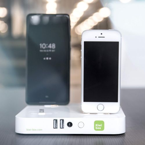  KiwiBox Kiwi Box K4 - Charge up to 6 Devices at The Same time with This Universal Smart Charging Station for Smartphones, Tablets, smartwatches and headsets