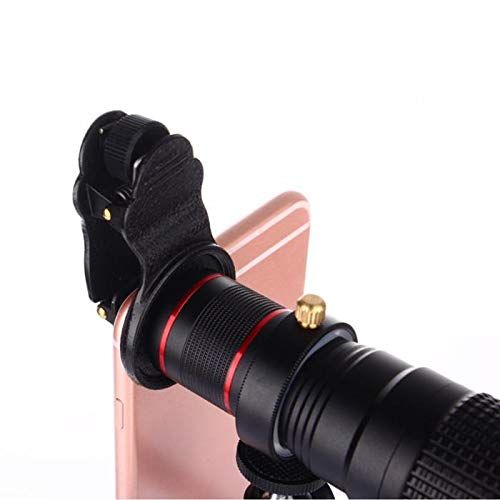  22 Times Mobile Phone Lens,Kizaen 22X Universal Mobile Phone Telephoto High-Definition Camera Mobile Phone External Telescope Head with Tripod for iPhone X877 Plus6s65,Samsun