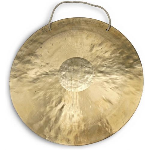  [아마존베스트]Klangschalen-Center Feng 7008 Wind Gong 50 cm with Great Sound Including Wood / Cotton Mallet