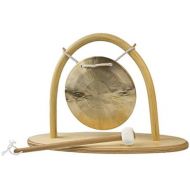 [아마존베스트]Klangschalen-Center Bell Set Feng Gong/Wind Gong Diameter 15cm Gong Stand and Beater 7190L