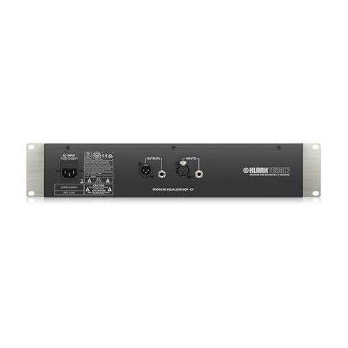  Klark Teknik EQP-KT Classic Tube Equaliser with Switchable-Frequency Selection, Variable Bandwidth and Custom-Built Midas Transformers