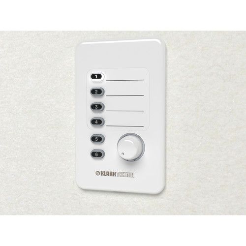  Klark Teknik CP8000UL Volume and Source Selection Wall Plate Remote Control for DM8000 Audio Processor
