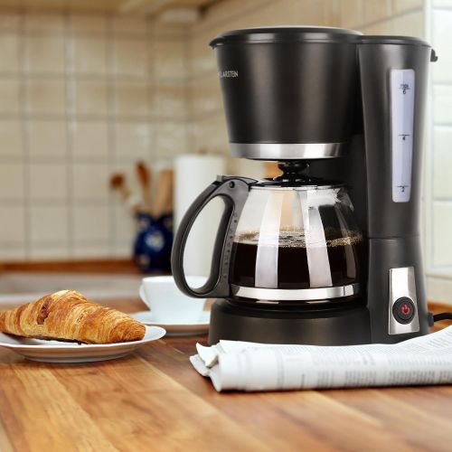  Klarstein Minibarista  Kaffeemaschine  Filtermaschine  500 Watt  bis zu 6 Tassen  grosses Sichtfenster  Edelstahlverzierungen  Tropfschutz  Warmhalteplatte  herausnehmbarer