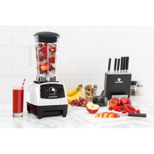  Klarstein Herakles-2G - Professioneller Hochleistungsmixer, Power Blender, Universal Standmixer, Smoothie Maker, 1200 Watt, bis zu 32.000 U/Min, 2 L, Ice Crusher, 6 Edelstahlklinge