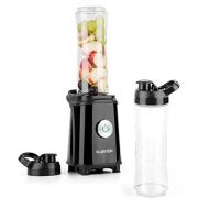 Klarstein - Tuttifrutti, Standmixer, Kuechenmixer, Mini Mixer, Smoothie Maker, Mini Blender, 350W, 2 x 600ml Behalter, BPA-frei, Edelstahlklingen, 2 x Deckel mit Trinkverschluss, sc