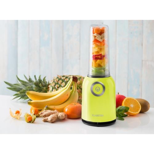  Klarstein Vitwist - Standmixer, Smoothie-Maker, Mixer, Power-Blender, Spuelmaschinen geeignet, kinderleichte Reinigung BPA-frei, 23.000 U/min, Leistung: 250 W, Fassungsvermoegen: 0,4