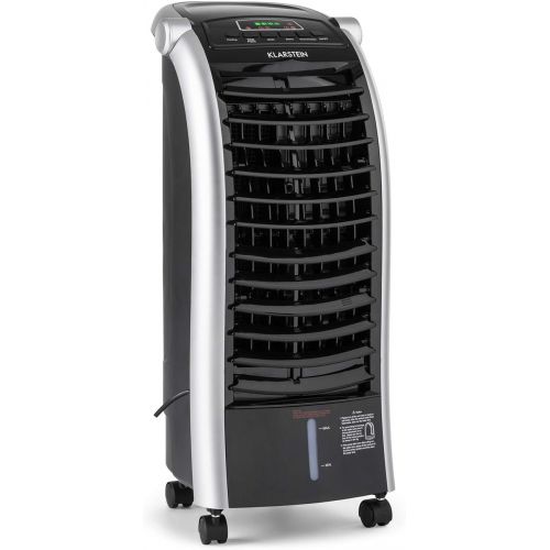  Klarstein Maxfresh Ocean 3-in-1 Luftkuehler, Luftkuehler Ventilator Luftbefeuchter, 65 W, 444 m³/h, 4 Windstarken, 3 Modi: Normal/Natur/Nacht, Timer bis 15 h, Wassertank-Volumen: 6 L