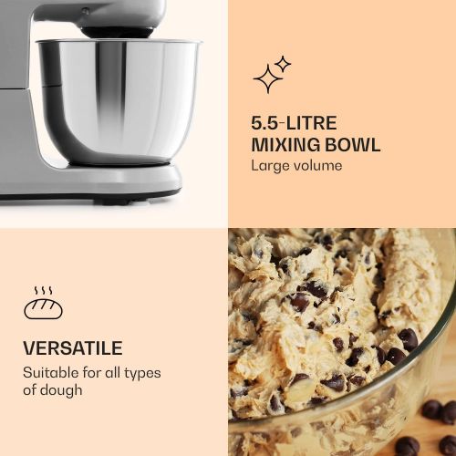  [아마존베스트]Klarstein Bella Robusta Metal - Food Processor