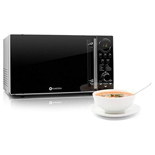  [아마존베스트]Klarstein TK23Luminance Prime Microwave Oven Microwave with Grill and Mikrowellenh..., black