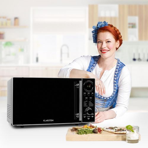  [아마존베스트]Klarstein TK23Luminance Prime Microwave Oven Microwave with Grill and Mikrowellenh..., black