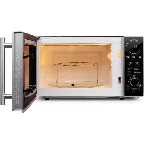  [아마존베스트]Klarstein TK23Luminance Prime Microwave Oven Microwave with Grill and Mikrowellenh..., black