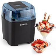 [아마존베스트]Klarstein Cream Berry 4-in-1Ice Cream Maker | Turbo Ice Cream Machine Ice Cream Maker, Frozen Yogurt, Milkshakes and can be used as a Bottle Cooler | 1.5Litre Capacity black