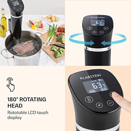  [아마존베스트]Klarstein Quickstick Sous Vide Thermal Vacuum Cooker