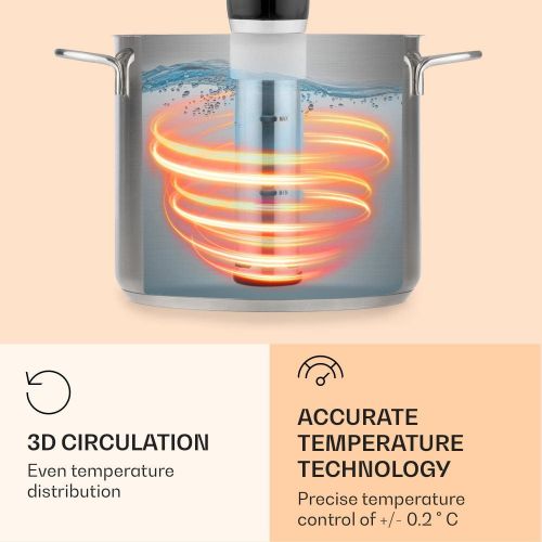  [아마존베스트]Klarstein Quickstick Sous Vide Thermal Vacuum Cooker