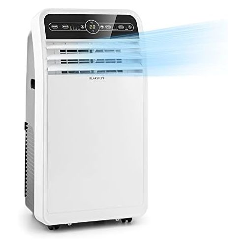  [아마존베스트]-Service-Informationen Klarstein Metrobreeze New York Mobile Air Conditioning 3-in-1 Air Conditioner: Fan, Cooling and Dehumidification Function (EEK: A, 17-30°C, Oscillation, Timer, Floor Rollers) 7,000