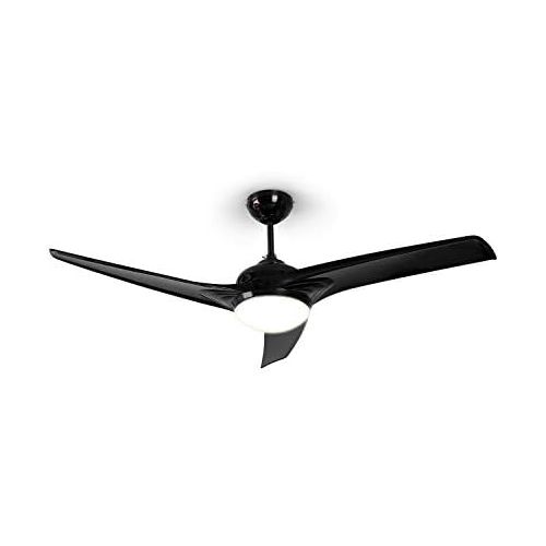  [아마존베스트]Klarstein Figo ceiling fan with lighting, made of titanium in white