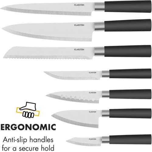  [아마존베스트]Klarstein Kitano Knife Set with Block