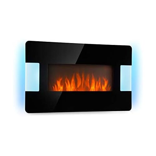  Klarstein Belfort Light & Fire Electric Fireplace, black