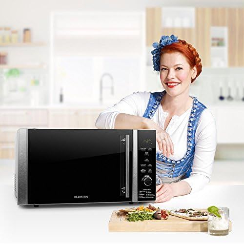  [아마존베스트]Klarstein Luminance-Prime Microwave Oven with Grill and Microwave Bracket