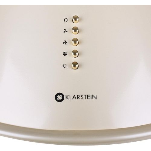  [아마존베스트]Klarstein Lumio 60 cm 3 Stage 430 m³/h Extractor Fan Extractor Fan Extractor Fan Extractor Fan Stainless Steel Aluminium Grease Filter Champagne