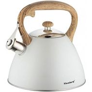 [아마존베스트]KLAUSBERG KB-7264 Kettle with Whistle 3 L Light Grey