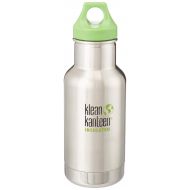 Klean Kanteen Kid Kanteen Classic Insulated Stainless Steel Water Bottle with Klean Coat, Double Wall Vacuum Insulated and Leak Proof Loop Cap,12oz