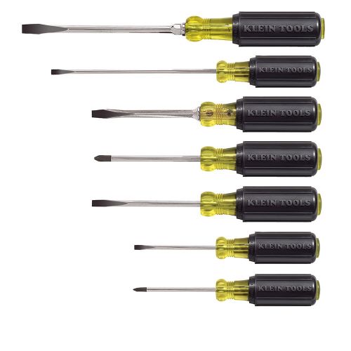  Klein Tools 85076 7-Piece Cushion-Grip Screwdriver Set