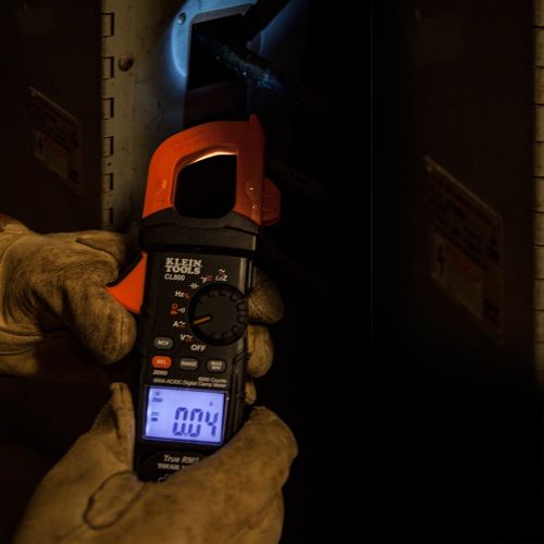  Klein Tools CL800 Digital Clamp Meter with ACDC Auto-Ranging