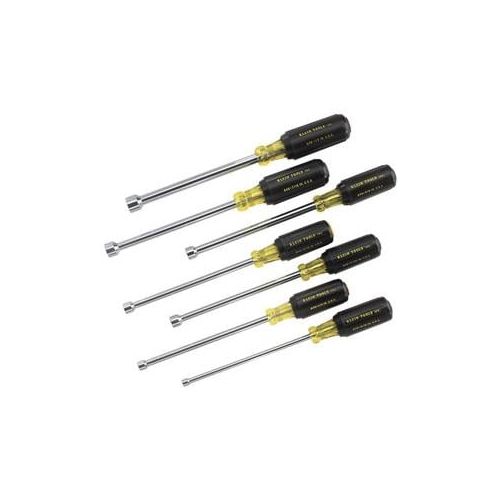  Klein Tools 647 7-Piece Nut Driver Set with 6-Inch Shafts