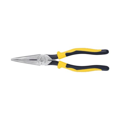  Klein Tools J203-8 Long Nose Pliers for Side Cutting, 8-Inch