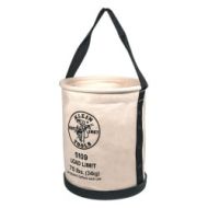 Klein Tools BUCKET #6 CANVAS WIDE-OPENING STRAIGHT-WALL 12D X 15H