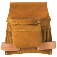 Klein Tools Pouch, NailScrew & Tool, Split-Leather, Brown, 42241