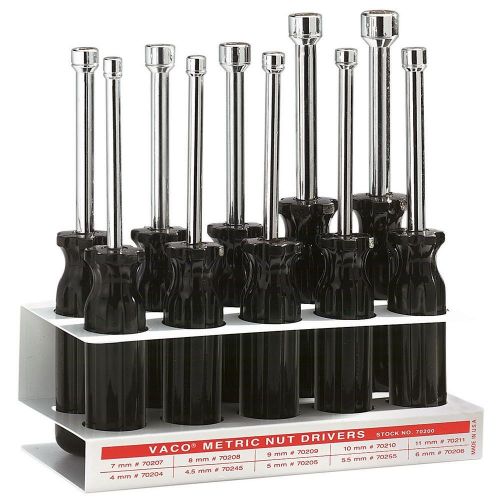  Klein Tools 10-Piece Metric Nut-Driver Set KLEIN TOOLS 70200