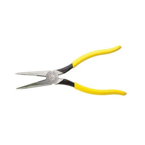  Klein Tools Heavy-Duty Long Nose Pliers, Alloy Steel, 8 716 in