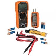 Klein Tools 69355 Digital Multimeter Premium Electrical Test Kit with Non-Contact Voltage Tester, Receptacle Tester, Test Leads