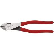 Klein Tools D248-8 Pliers, Made in USA, Diagonal Cutting Multi-Purpose Pliers with Angled Head, High-Leverage Design, and Short Jaw, 8-Inch