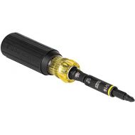 Klein Tools 32500HD Multi-Bit Screwdriver / Nut Driver, Impact Rated 11-in-1 Tool with Phillips, Slotted, Square and Torx Tips