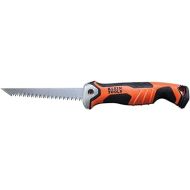 Klein Tools 31737 Folding Jab Saw / Drywall Saw, Hand Saw with Lockback at 180 and 125 Degrees and Tether Hole