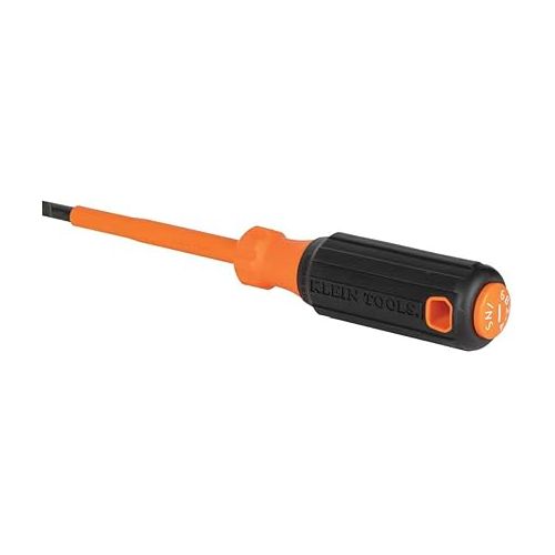  Klein Tools 85073INS Insulated Screwdriver Set features 1000V Phillips, Slotted and Square Tips, Cushion Grip Handles, 3-Piece