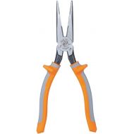 Klein Tools 2038RINS Pliers, Electrician's Insulated Long Nose Side-Cutting Pliers, 1000V Rated, Induction Hardened Knives, 8-Inch